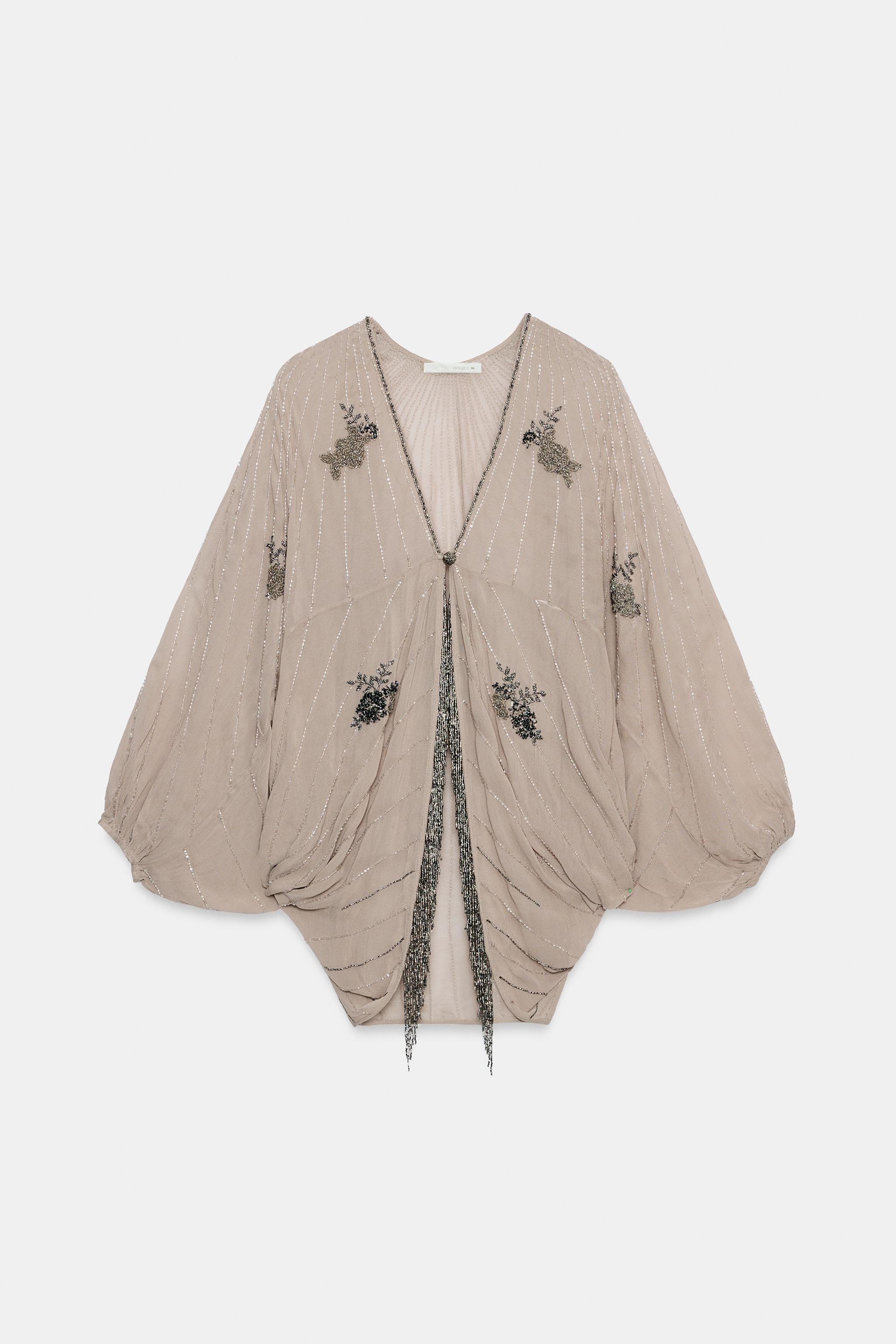 LIMITED EDITION BEADED EMBROIDERED TOP